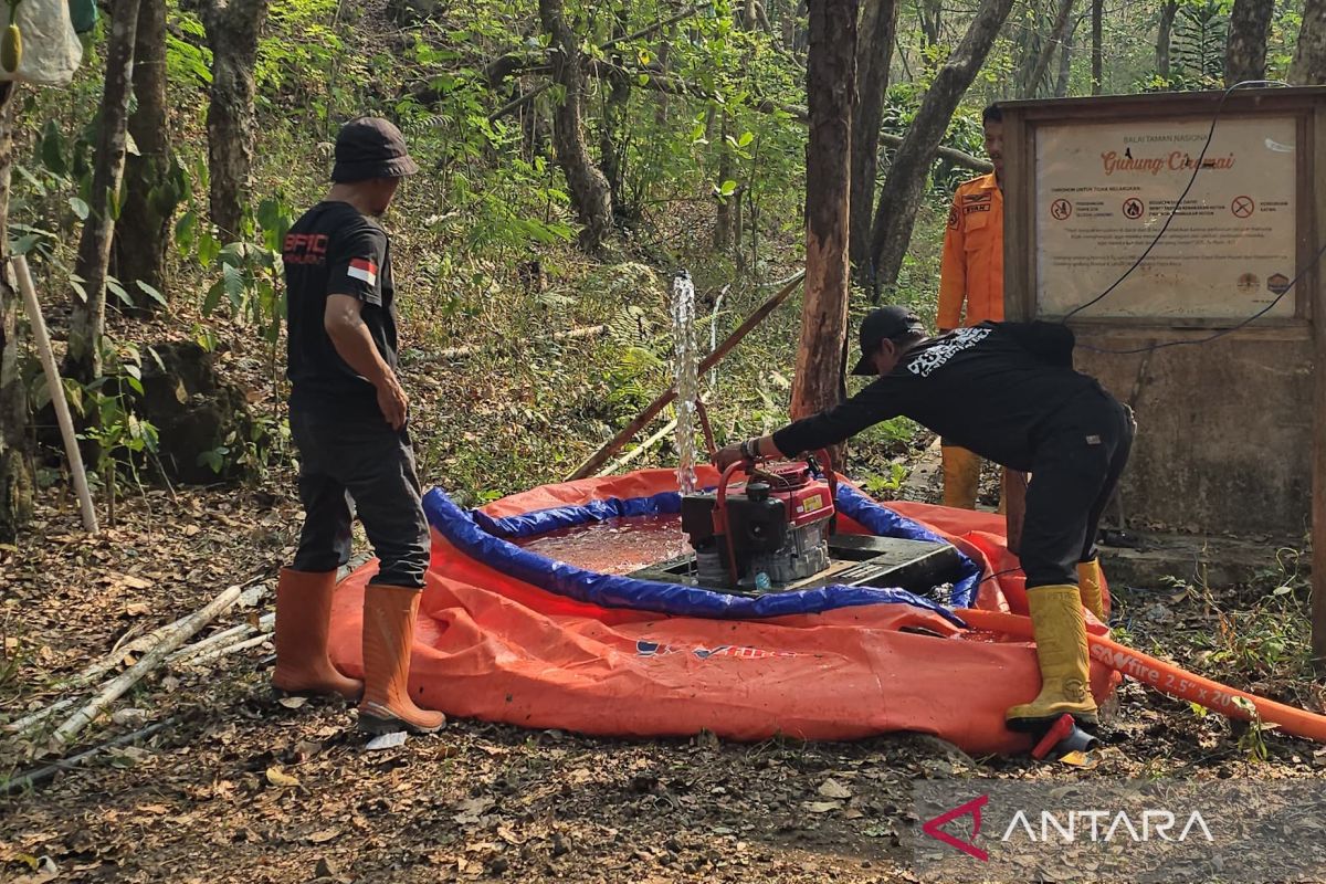 Titik api kembali muncul di kawasan Taman Nasional Gunung Ciremai