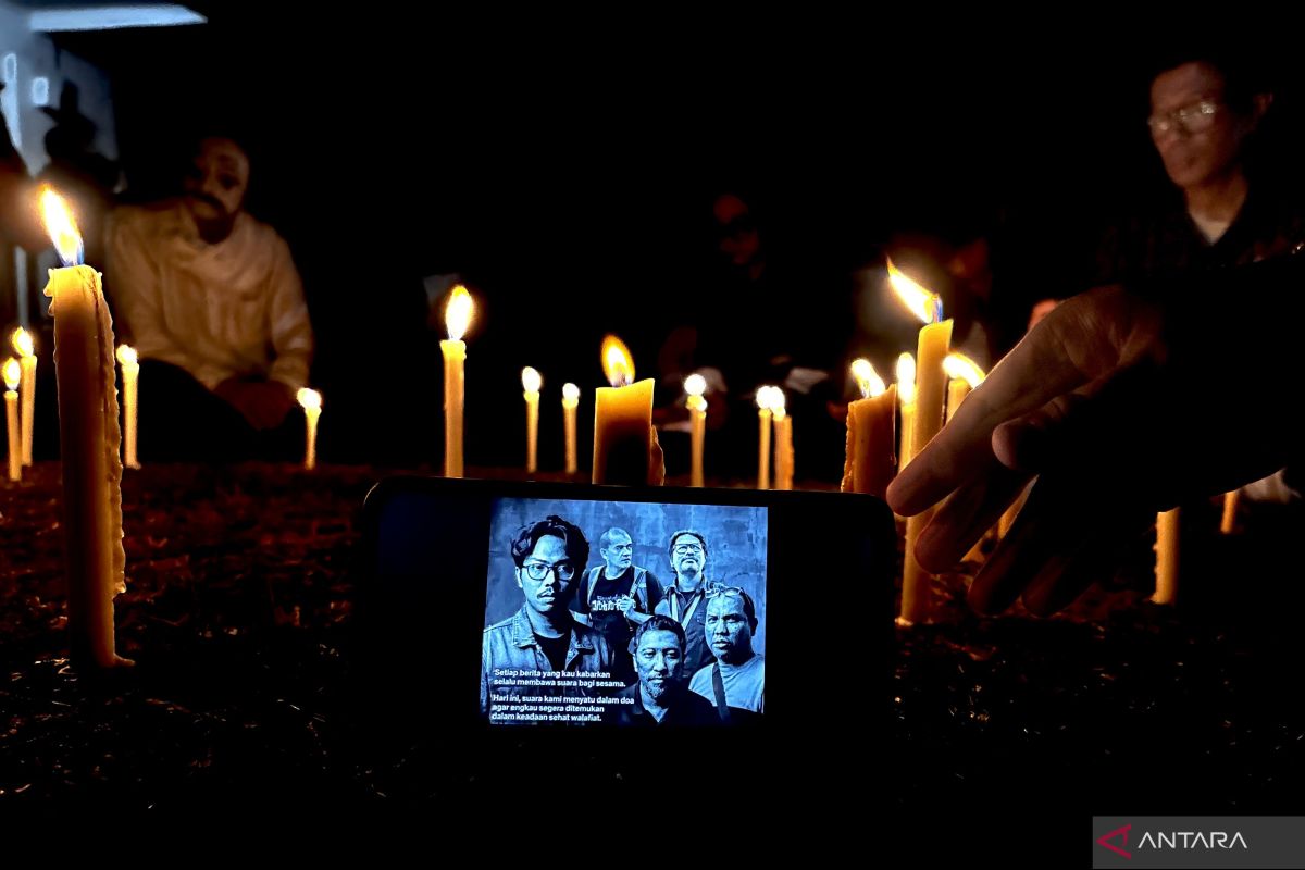 Jurnalis Bandung gelar doa bersama untuk wartawan hilang kontak di GAK