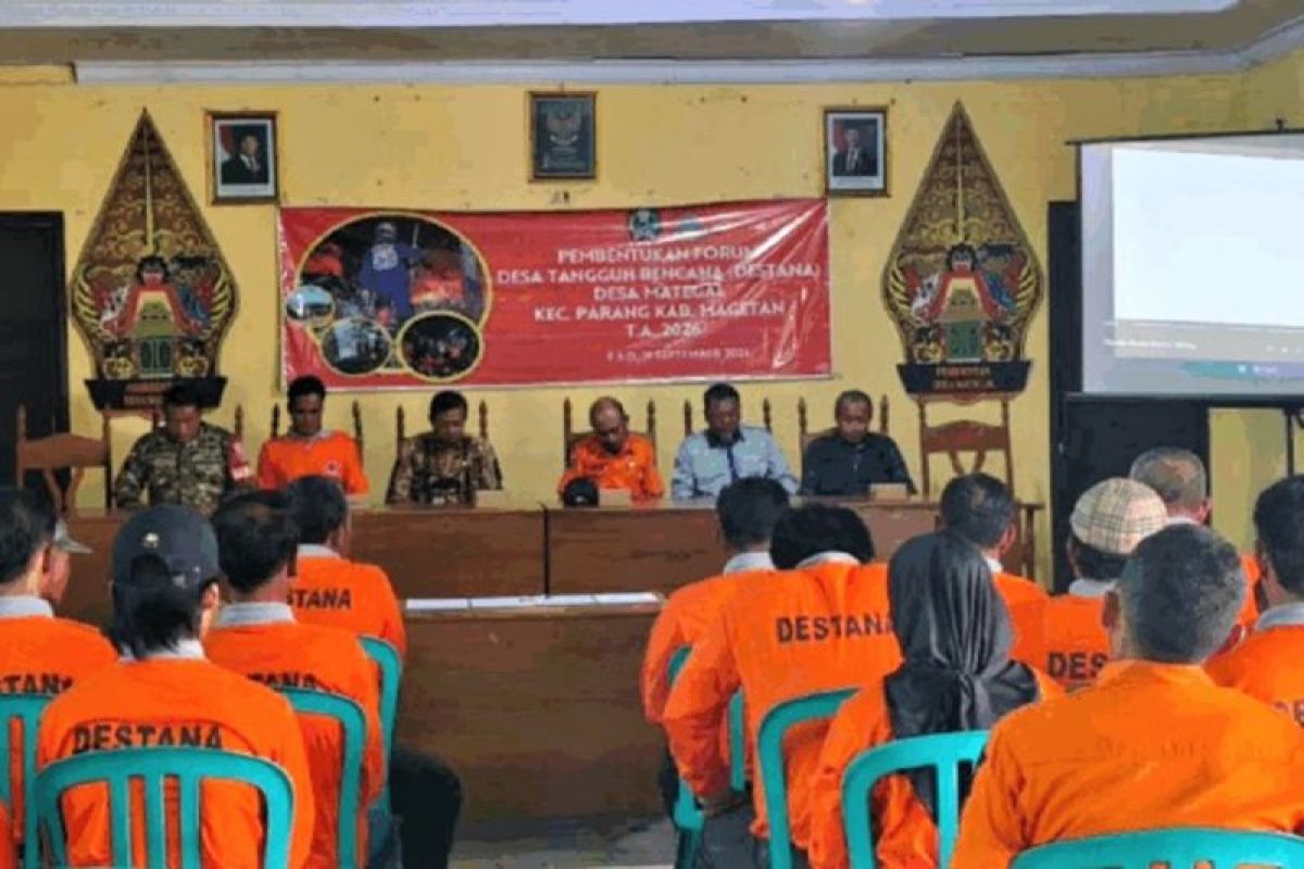 BPBD Kabupaten Magetan bentuk desa tangguh bencana di Mategal Parang - ANTARA News Jawa Timur
