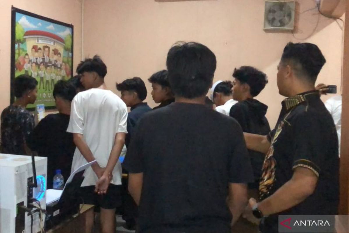 Polresta telah mengamankan 24 remaja ugal-ugalan pamer sajam di jalan