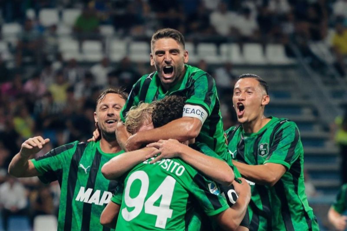Sassuolo menang dramatis 3-2 atas Juventus di Mapei Stadium