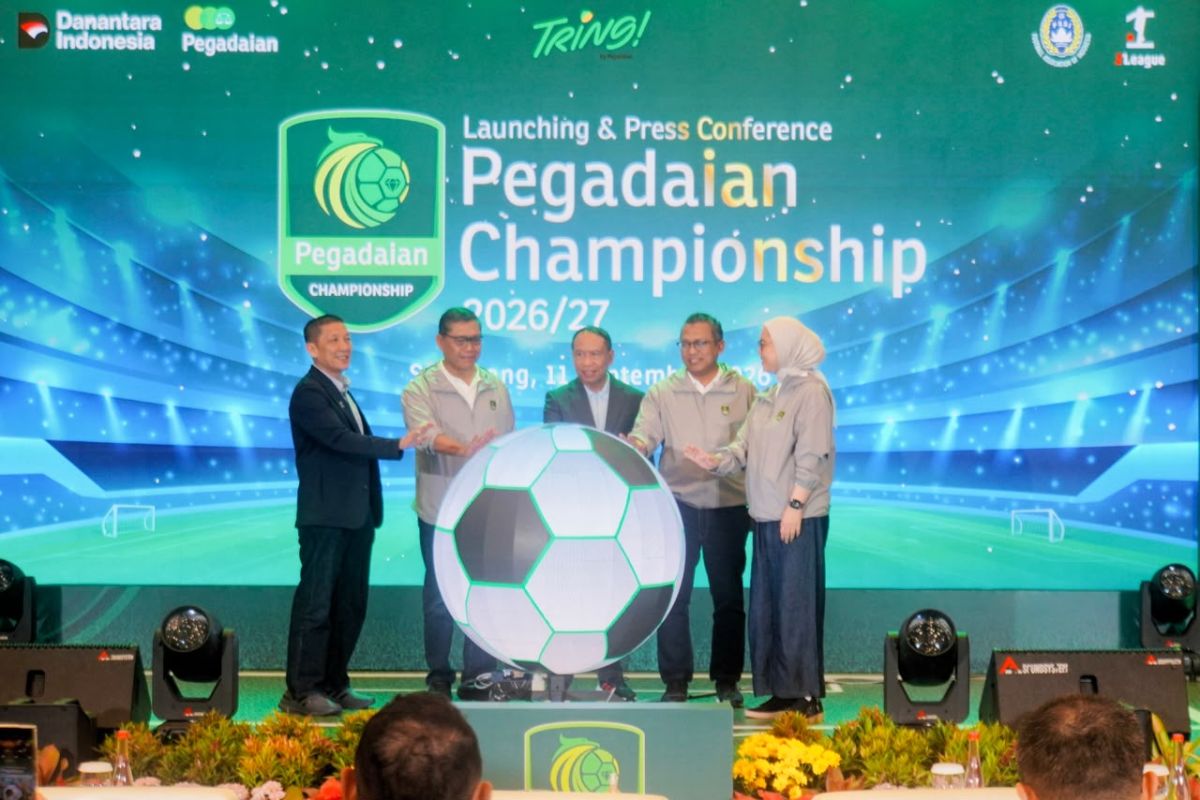 Pegadaian Championship Musim 2026/27 resmi digelar, bukti komitmen Pegadaian dukung generasi muda lewat sepak bola