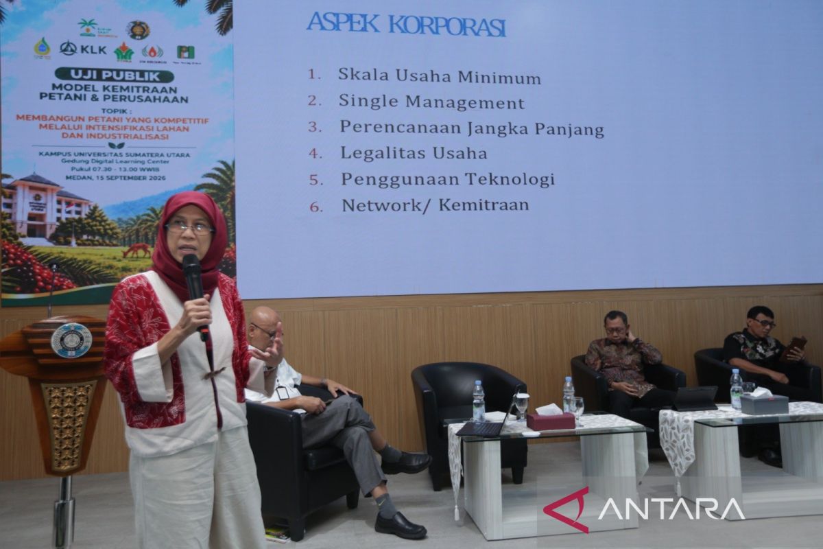 Guru Besar USU: Model korporasi petani sawit di lahan terfragmentasi
