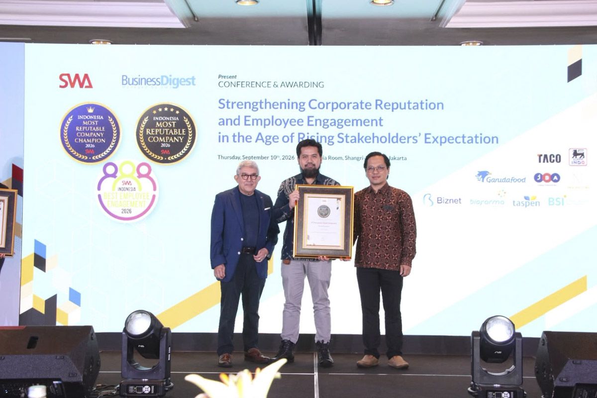 Panasonic Gobel raih Indonesia Most Reputable Companies Award 2026