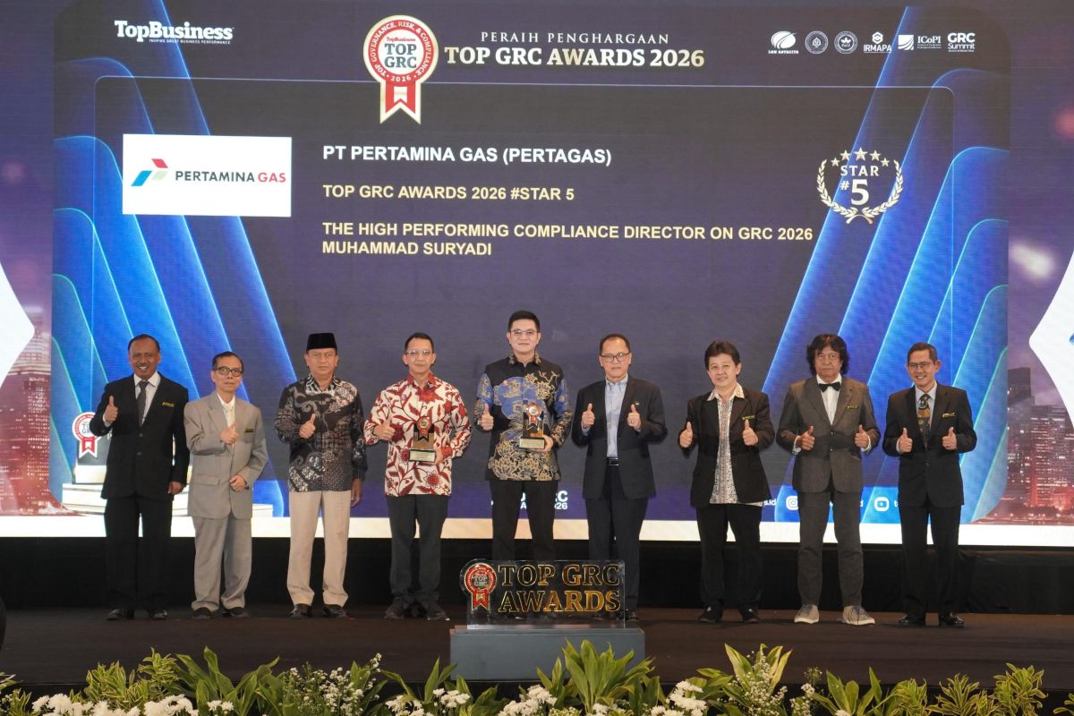 Pertagas raih penghargaan tertinggi TOP GRC Awards 2026