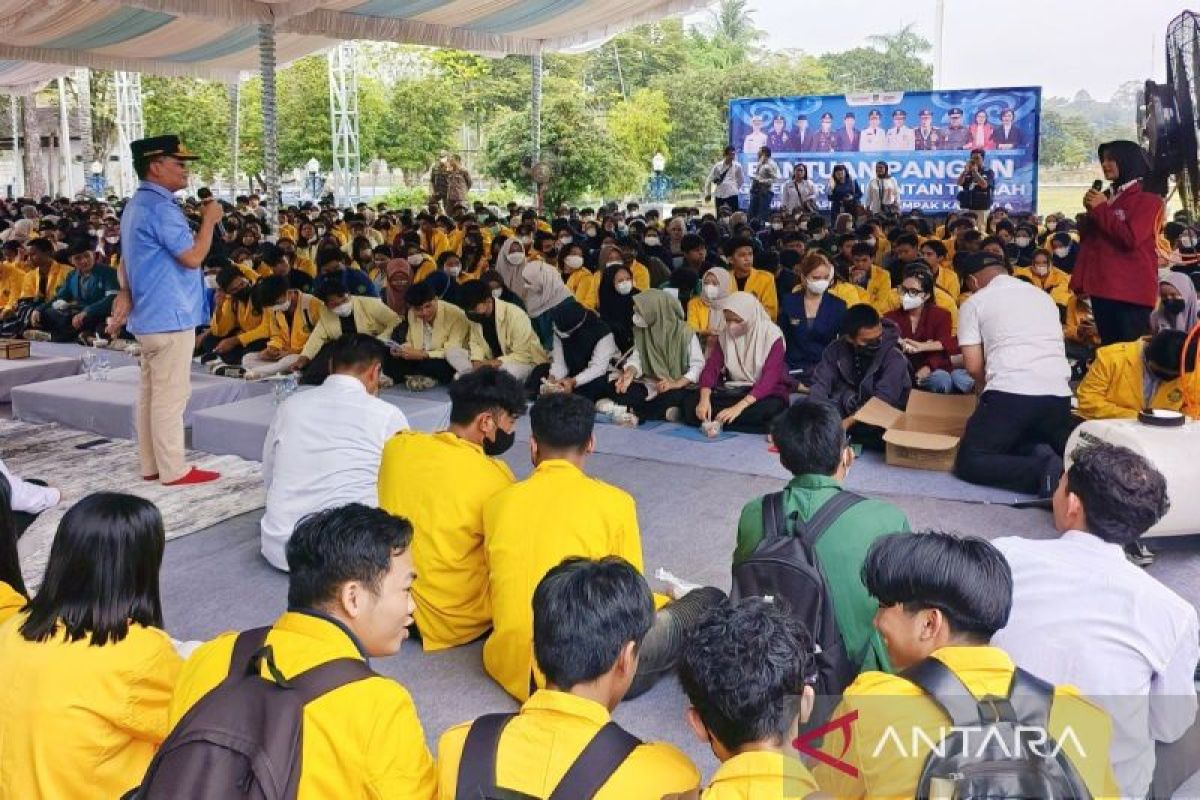 Gubernur Kalteng dengarkan 'curhat' mahasiswa tentang pembangunan daerah