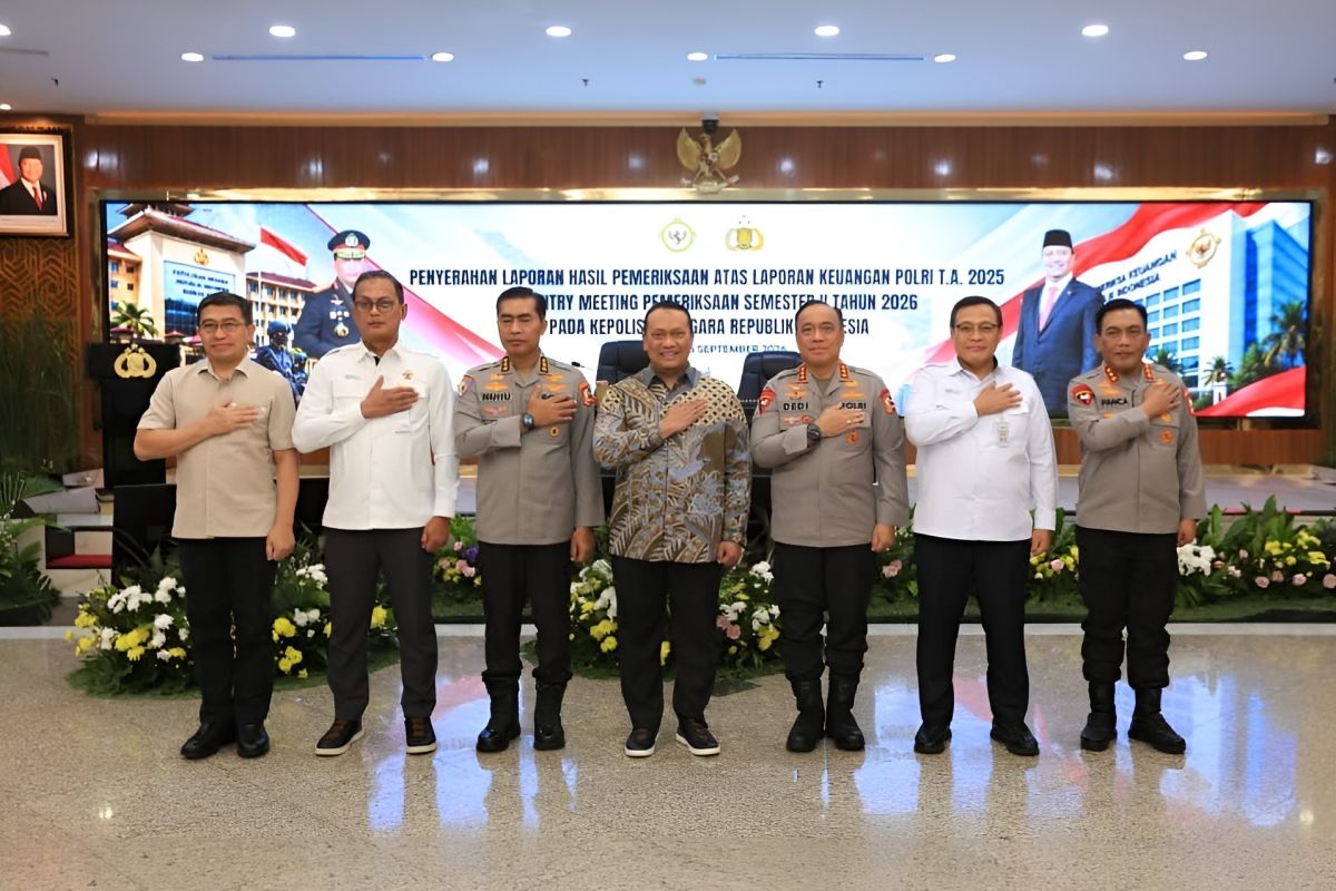 Polri raih opini WTP ke-13 dari BPK RI