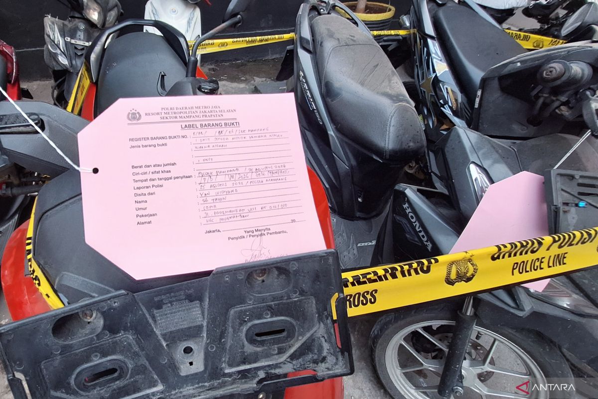 Polsek Mampang ungkap dua pelaku curanmor yang beraksi belasan kali