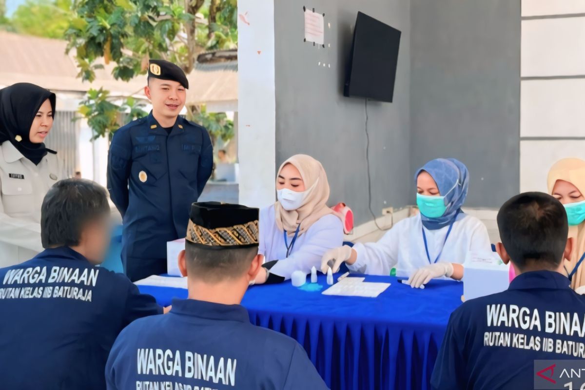 Rutan Baturaja uji skrining HIV ke ratusan warga binaan