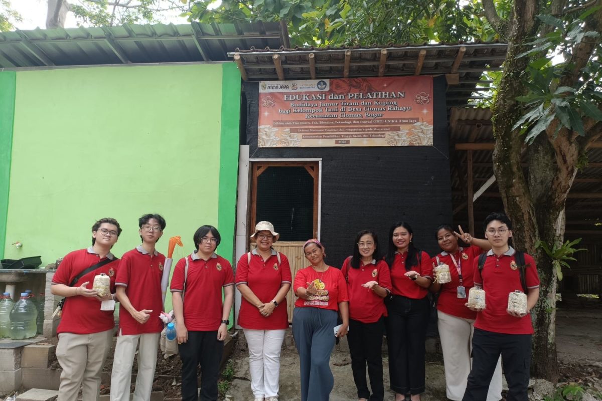 Unika Atma Jaya berdayakan kelompok tani Bogor lewat budi daya jamur