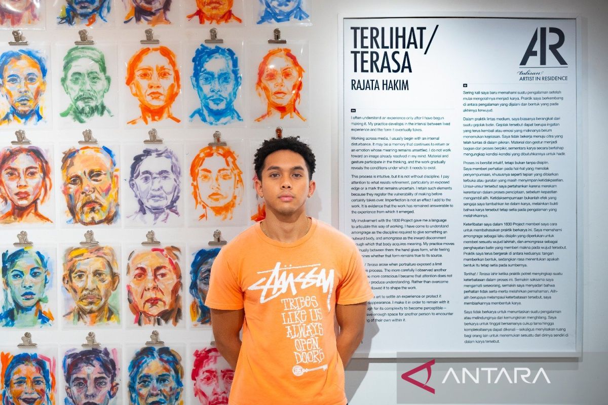 Rajata Hakim eksplorasi batas lihat dan merasa dalam pameran seni
