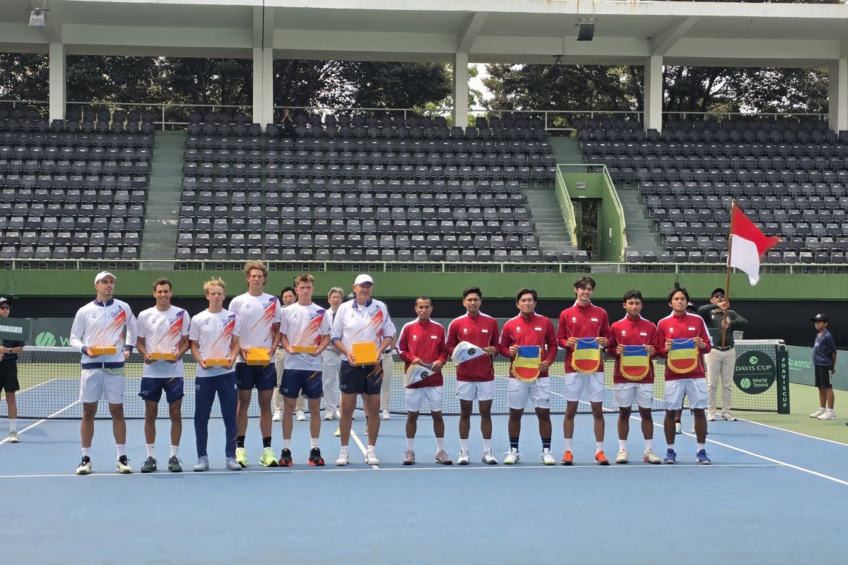 Indonesia tertinggal 0-2 dari Rumania pada Piala Davis