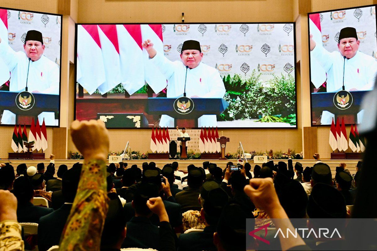 Prabowo: Nilai Panca Jiwa Gontor sejalan dengan perjuangan bangsa