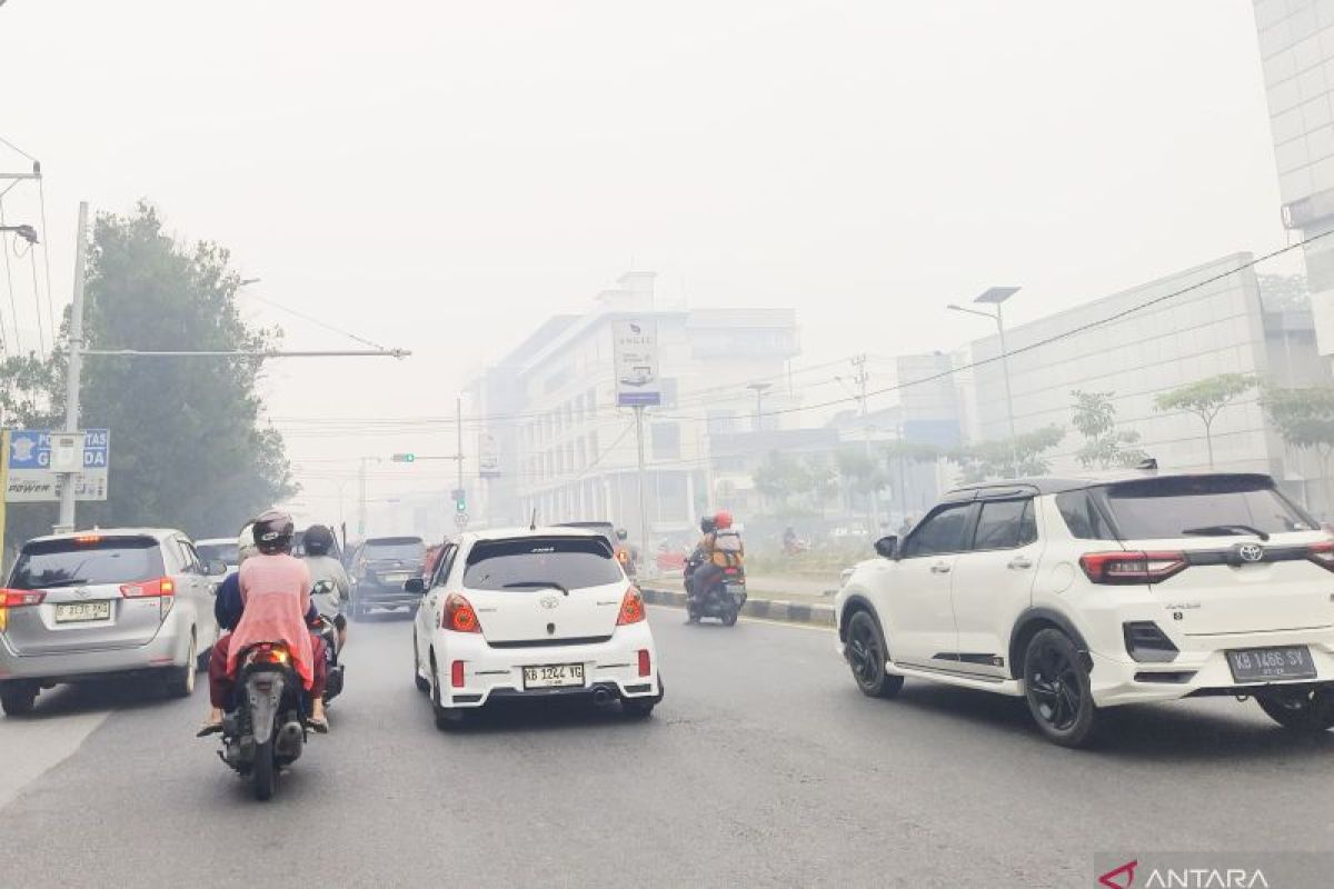 Asap Pekat Kepung Pontianak, Kualitas Udara Capai Titik Kritis 1.087