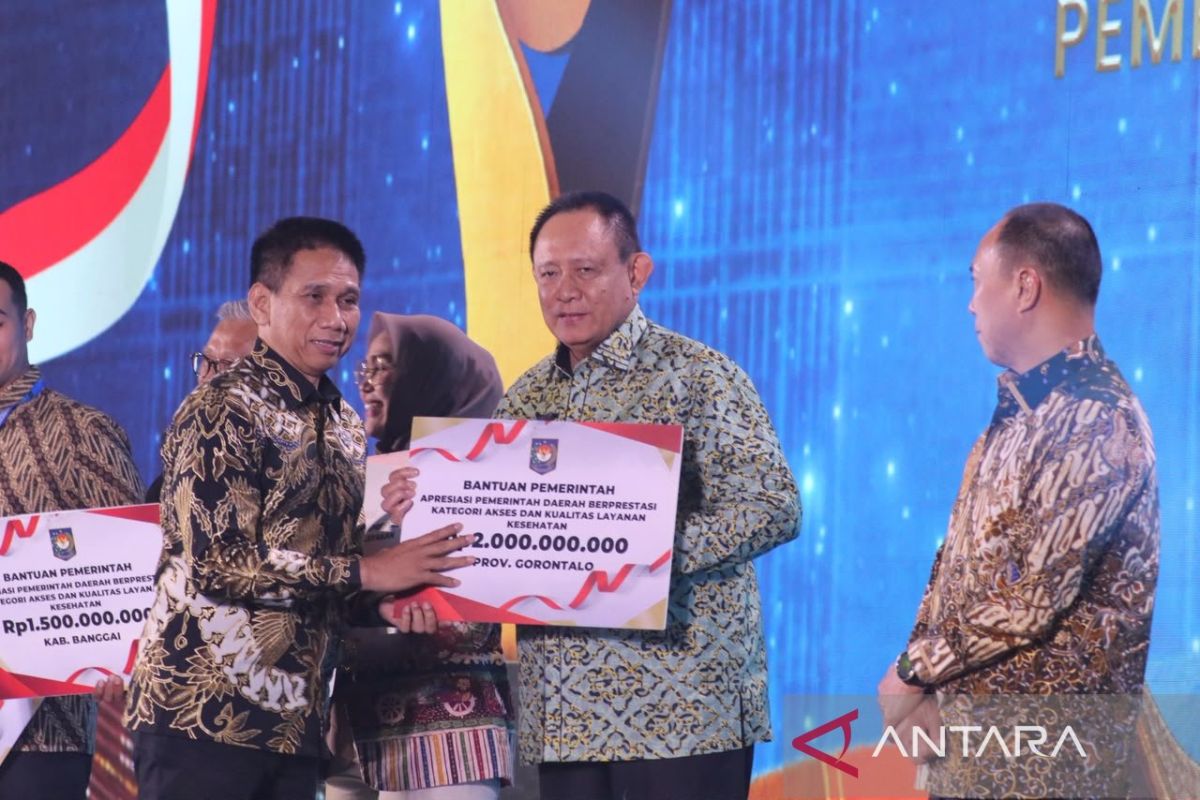 Pemprov Gorontalo raih peringkat I layanan kesehatan tingkat Sulawesi