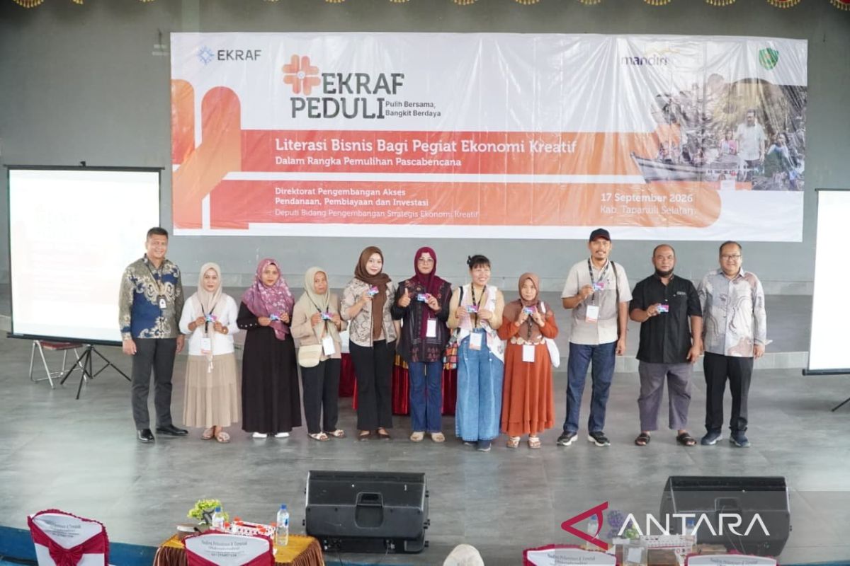 Kemenekraf perkuat literasi bisnis pelaku usaha di Tapanuli Selatan