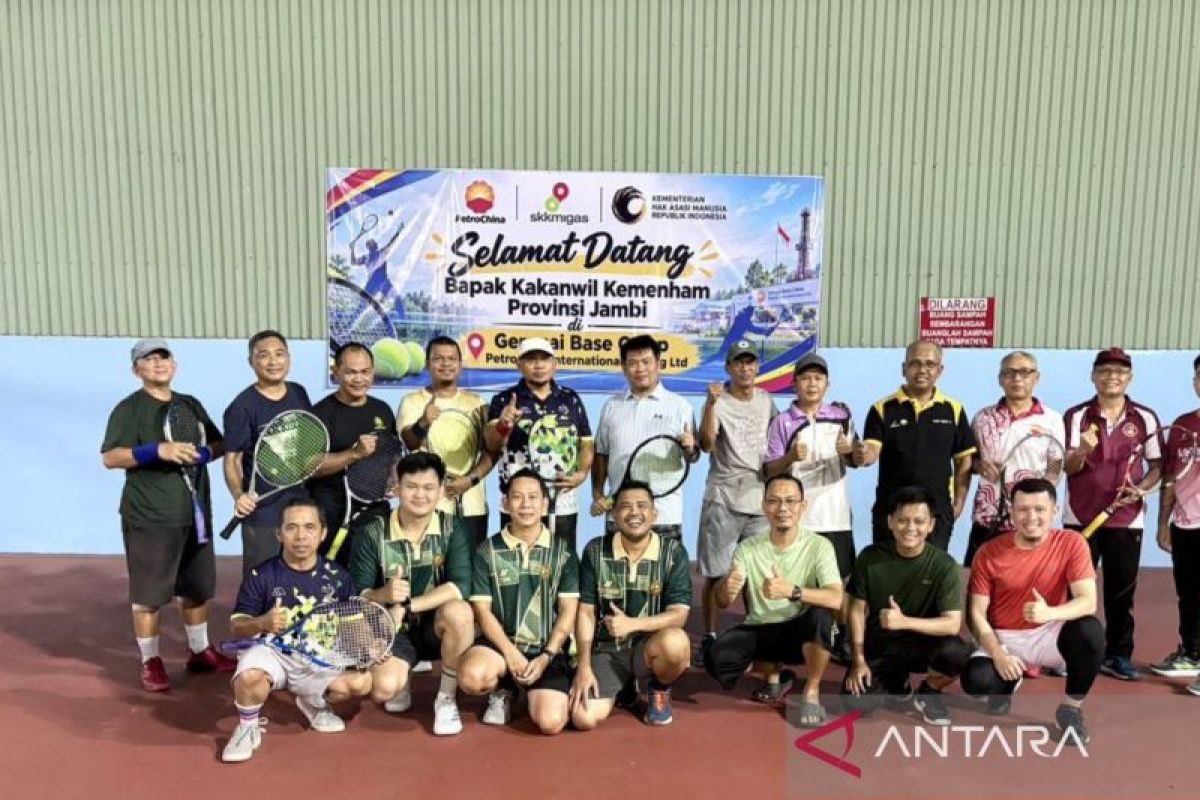 Kanwil HAM Jambi perkuat sinergi melalui olahraga bersama - ANTARA News Jambi