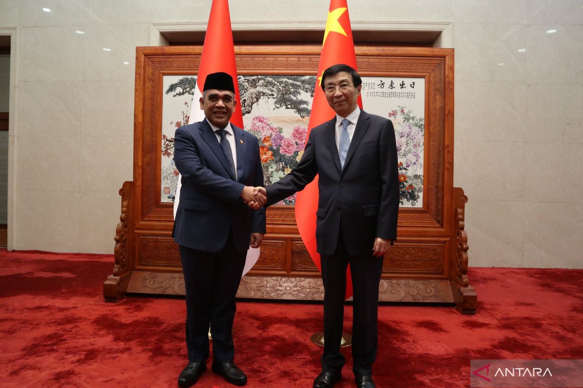 Ketua MPR Ahmad Muzani bertemu dengan Ketua CPPCC Tiongkok Wang Huning