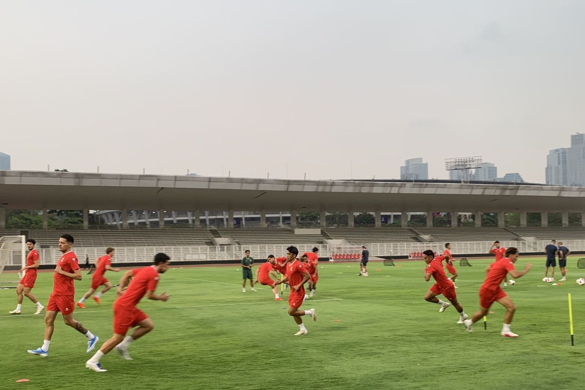Rizky Eka bergabung, 21 pemain timnas latihan hadapi Piala ASEAN