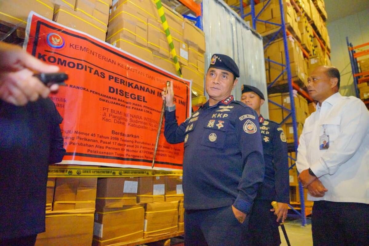 KKP amankan 1.048 ton udang impor tak sesuai peruntukan