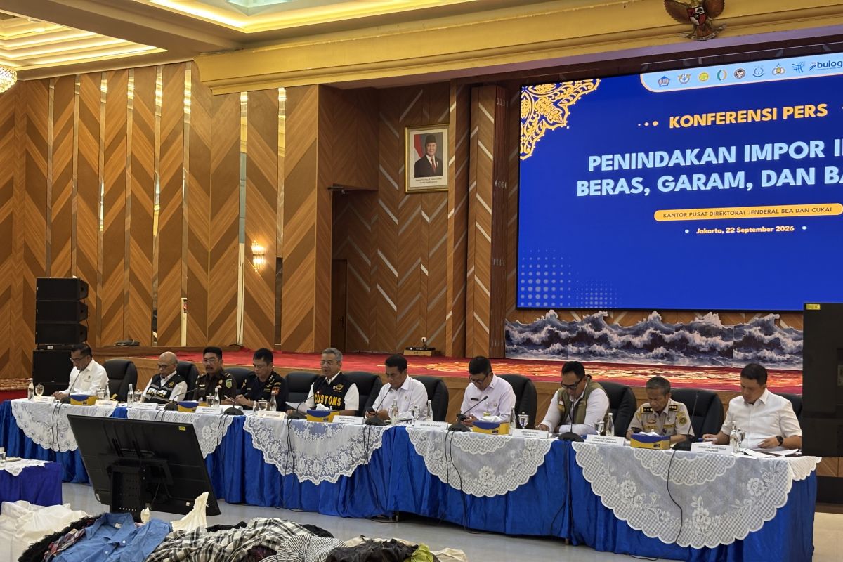 DJBC gagalkan impor beras hingga pakaian bekas ilegal senilai Rp27,3 M