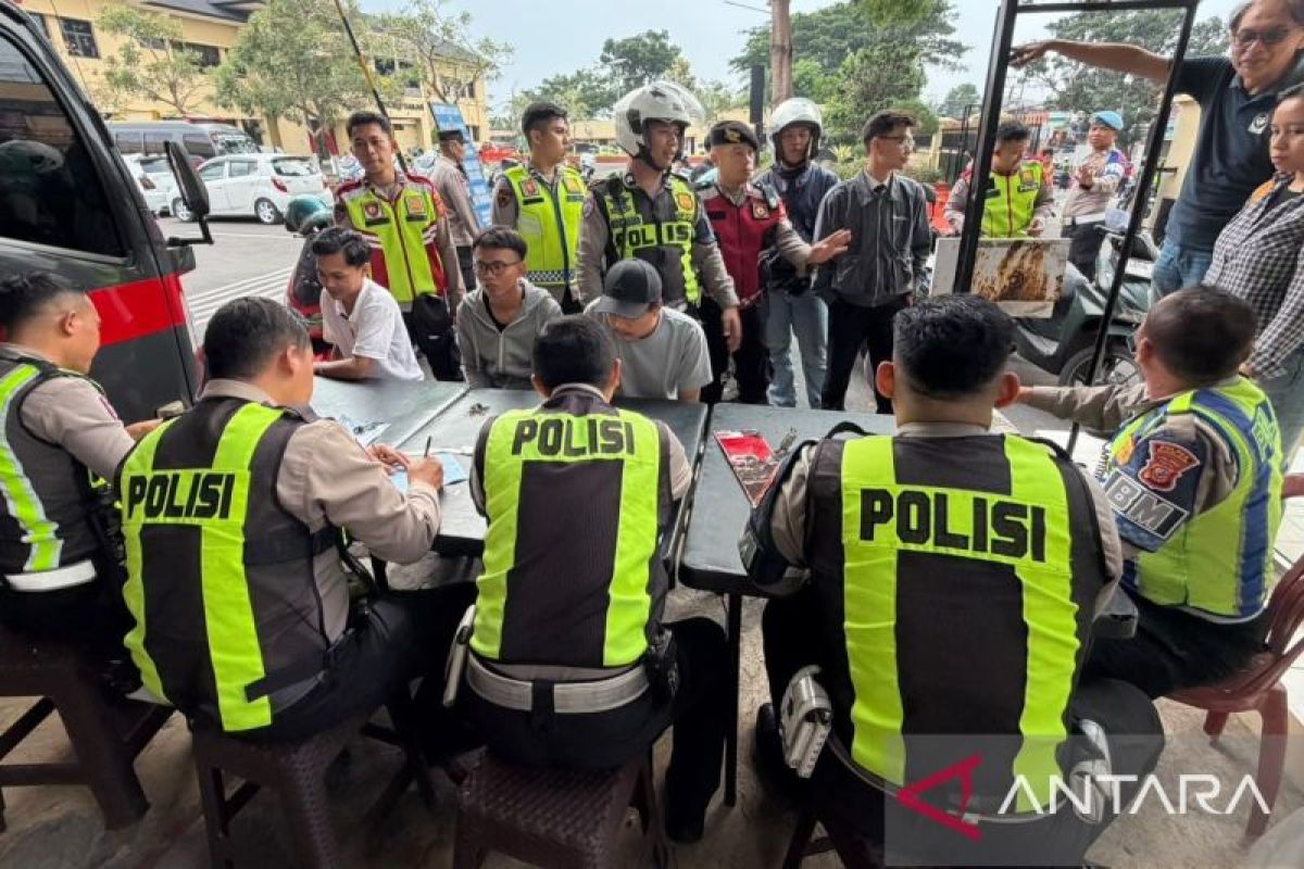 Resahkan warga, Polres Cianjur gencarkan razia knalpot bising - ANTARA News Jawa Barat