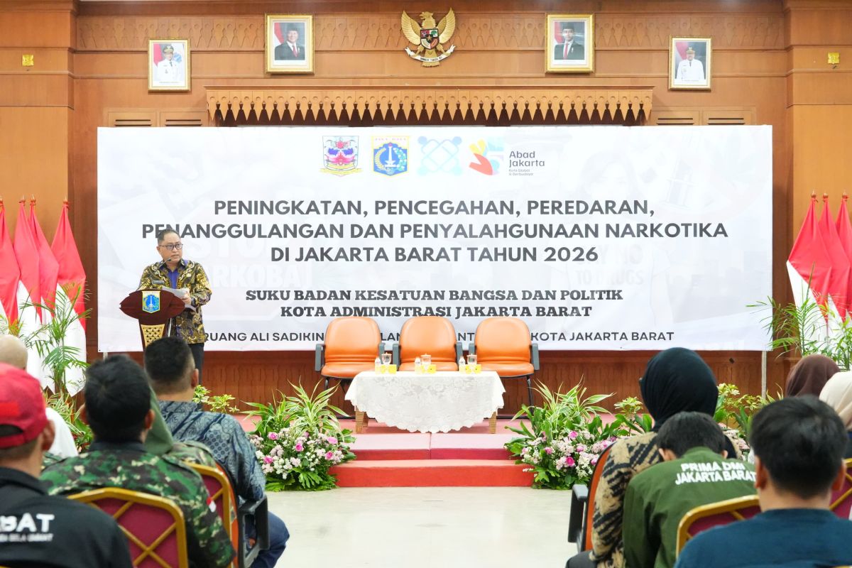 Wakil Wali Kota Jakbar: Upaya cegah narkoba harus jadi prinsip sosial
