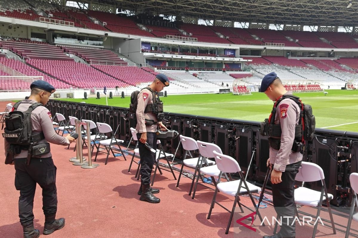 Brimob Polda Metro sterilisasi GBK jelang laga FIFA ASEAN Cup 2026 — NadiKabar.com