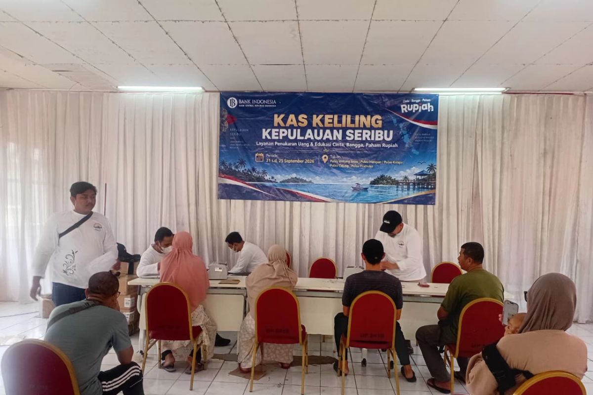 Ilustrasi berita Nasional: Bank Indonesia sedia kas keliling di sejumlah titik Kepulauan Seribu