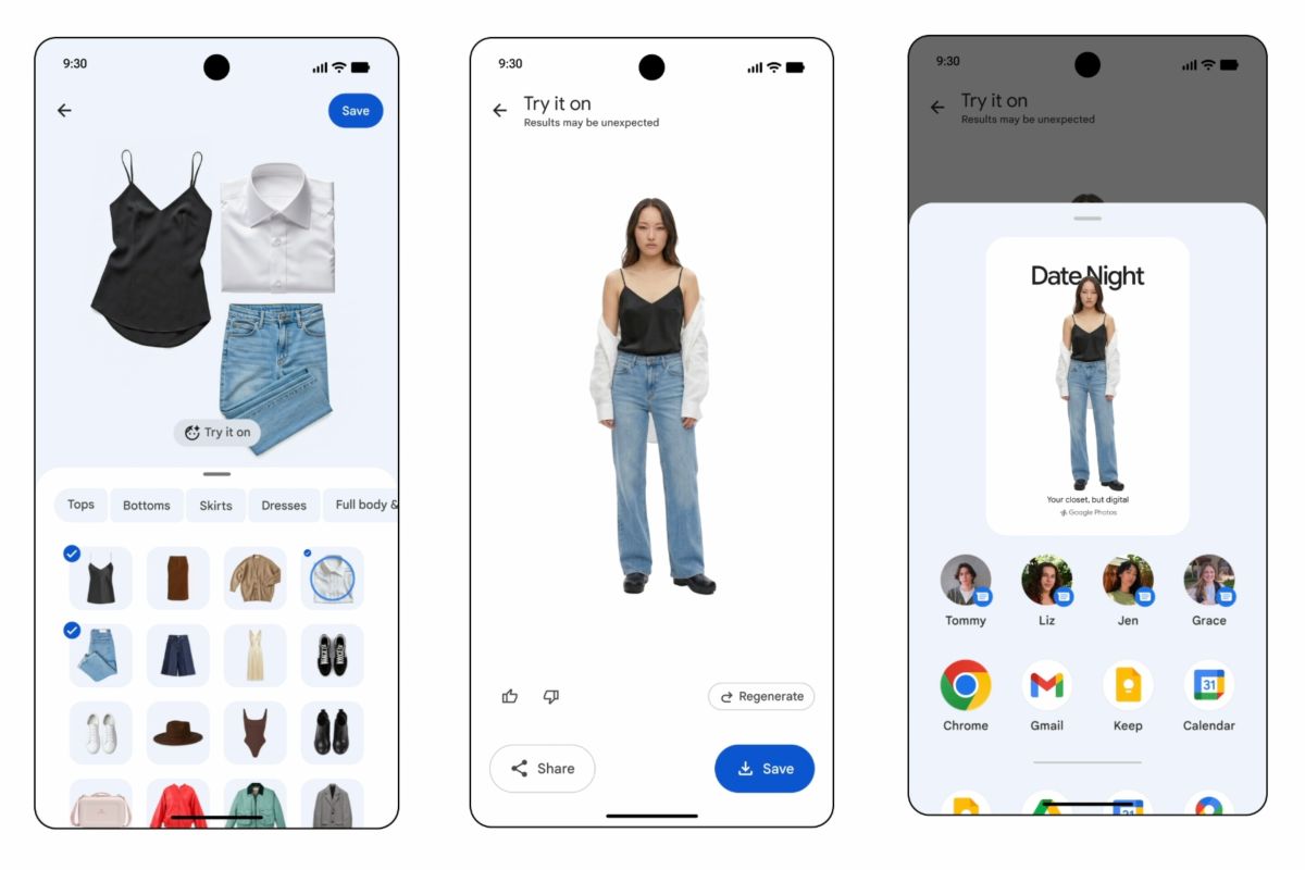 Google Photos resmi hadirkan fitur lemari virtual di iOS dan Android