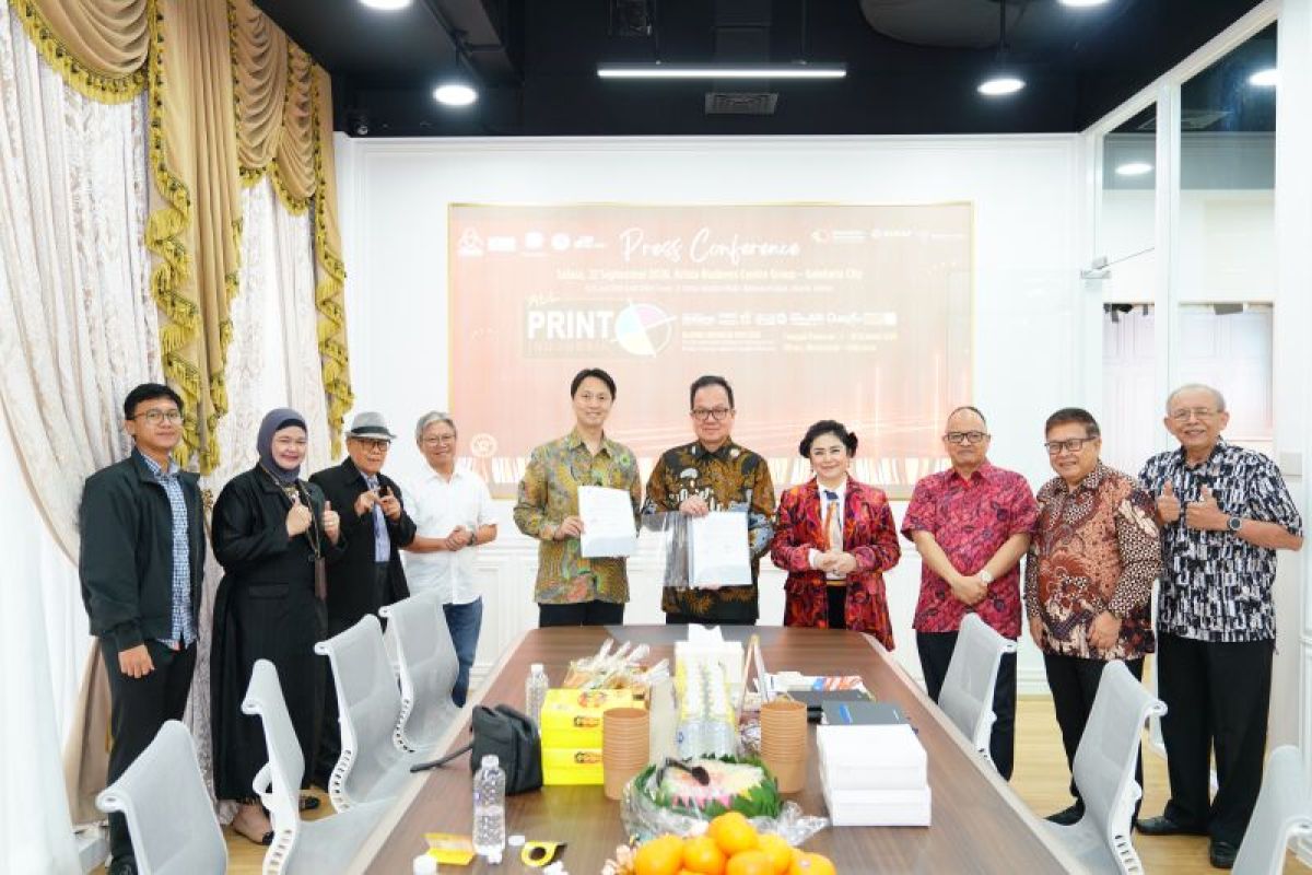 Asosiasi PRINTRIDI dan Krista Exhibitions kolaborasi gelar ALLPrint Indonesia 2026 - ANTARA News Megapolitan