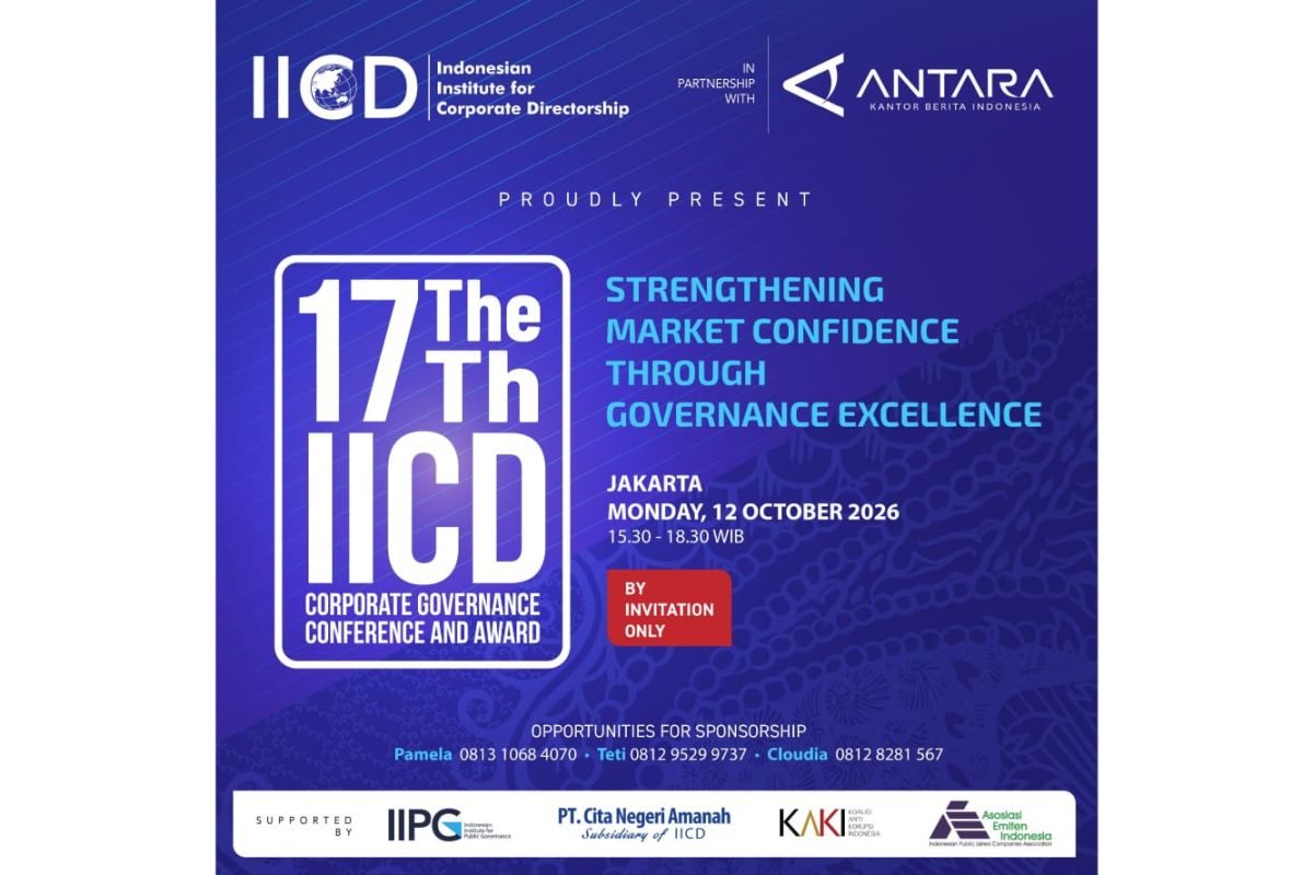Ilustrasi berita Nasional: The 17th IICD CG Conference and Award 2026 Siap Dorong Kepercayaan Pasar Modal Indonesia