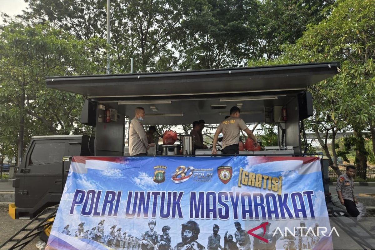 Ilustrasi berita Nasional: Polda Metro Jaya dirikan dapur lapangan untuk korban kebakaran Ancol