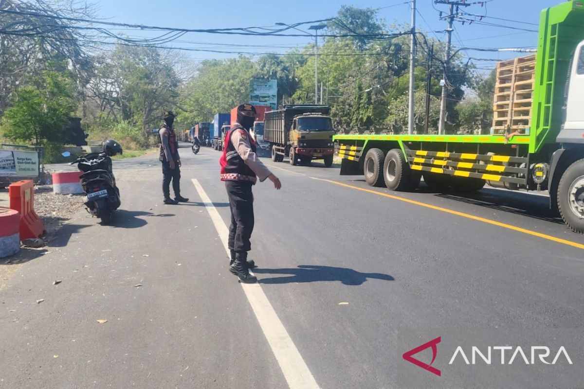 Atasi Kemacetan Gilimanuk, Polres Jembrana Kerahkan Pasukan