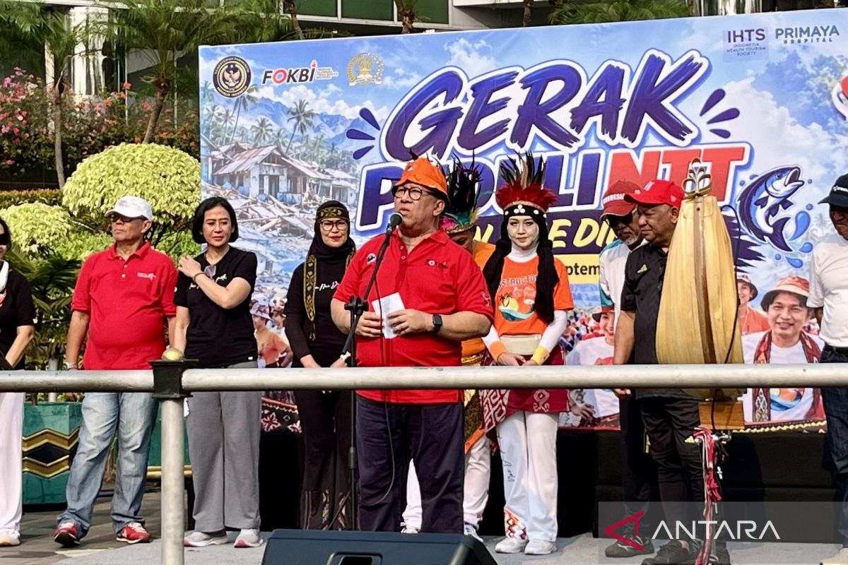 Ilustrasi berita Nasional: FOKBI dan Kemenpar galang donasi bencana NTT lewat senam bersama