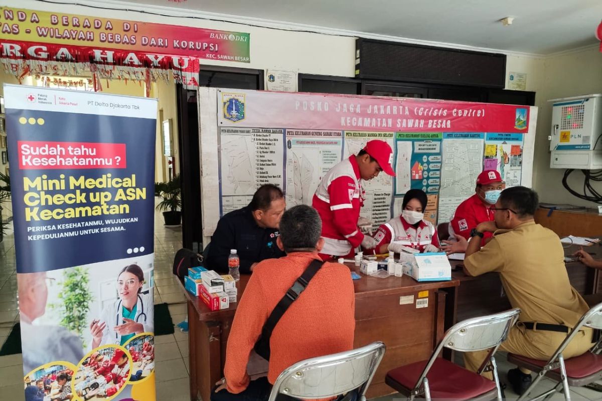 PMI Jakpus gelar pemeriksaan gratis bagi warga dan ASN Sawah Besar — NadiKabar.com