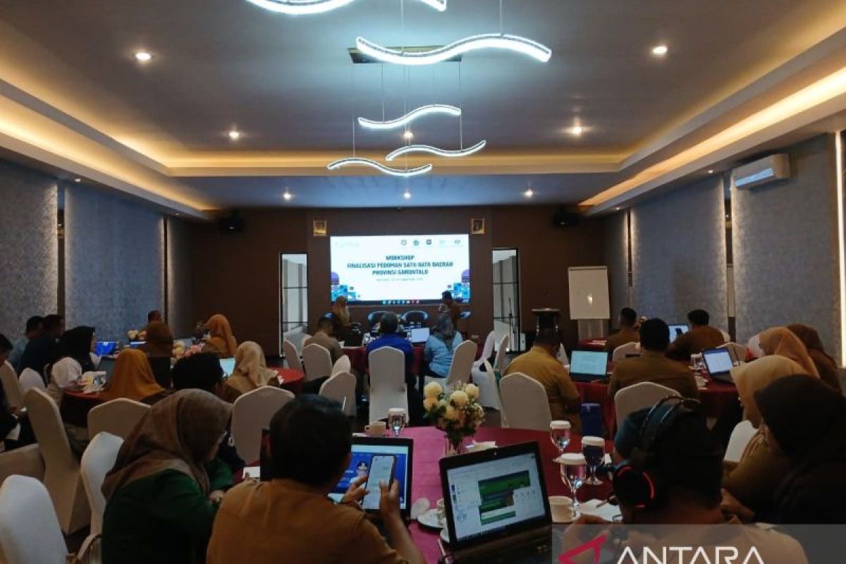 Pemprov Gorontalo dorong percepatan penyediaan data program prioritas - ANTARA News Gorontalo