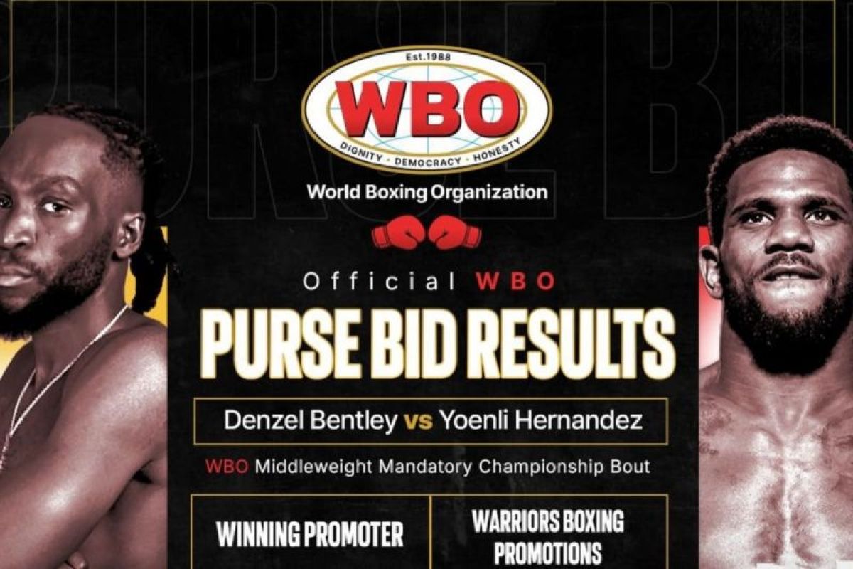 WBO umumkan hasil lelang hadiah duel juara dunia Denzel lawan Yoenli — NadiKabar.com