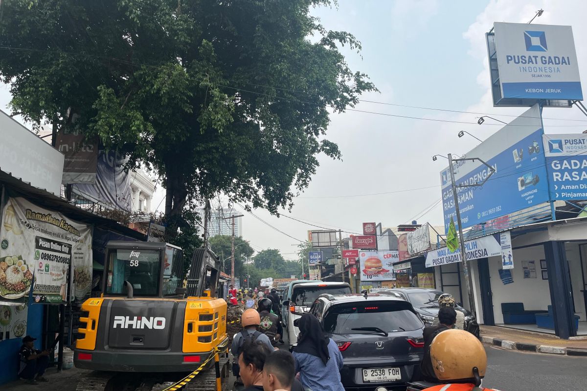 Proyek galian di Rawa Belong Jakbar ditargetkan rampung awal Desember