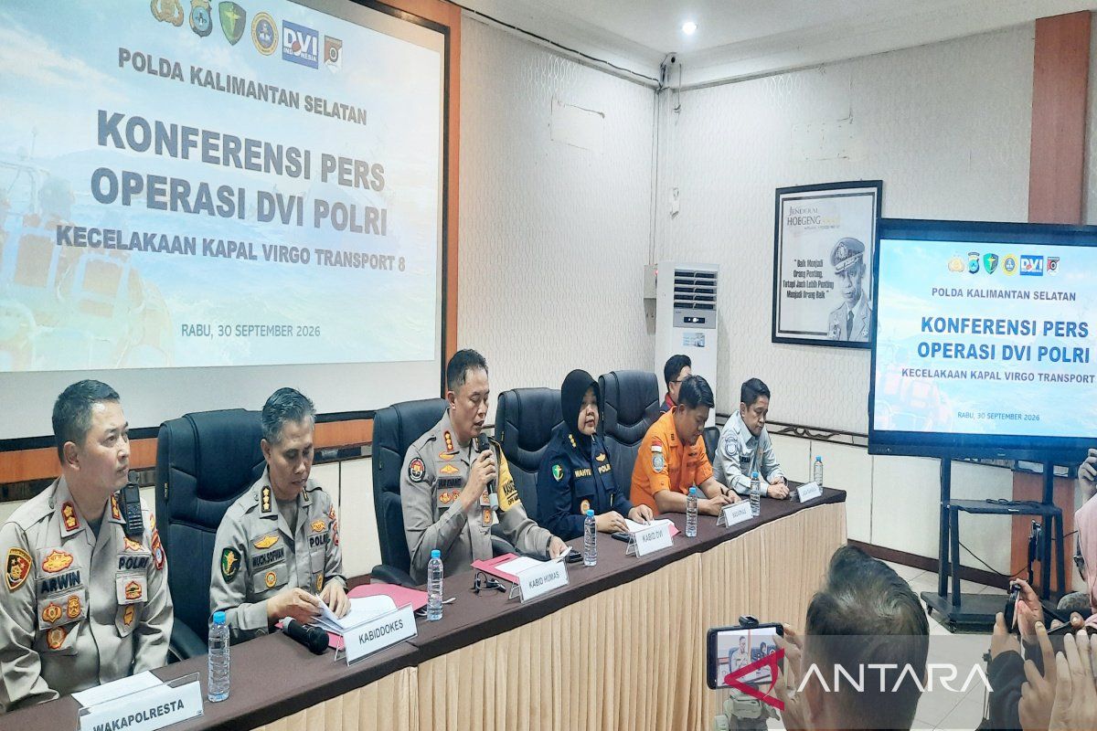 DVI Polda Kalsel identifikasi 10 korban Kapal Virgo malam ini — NadiKabar.com
