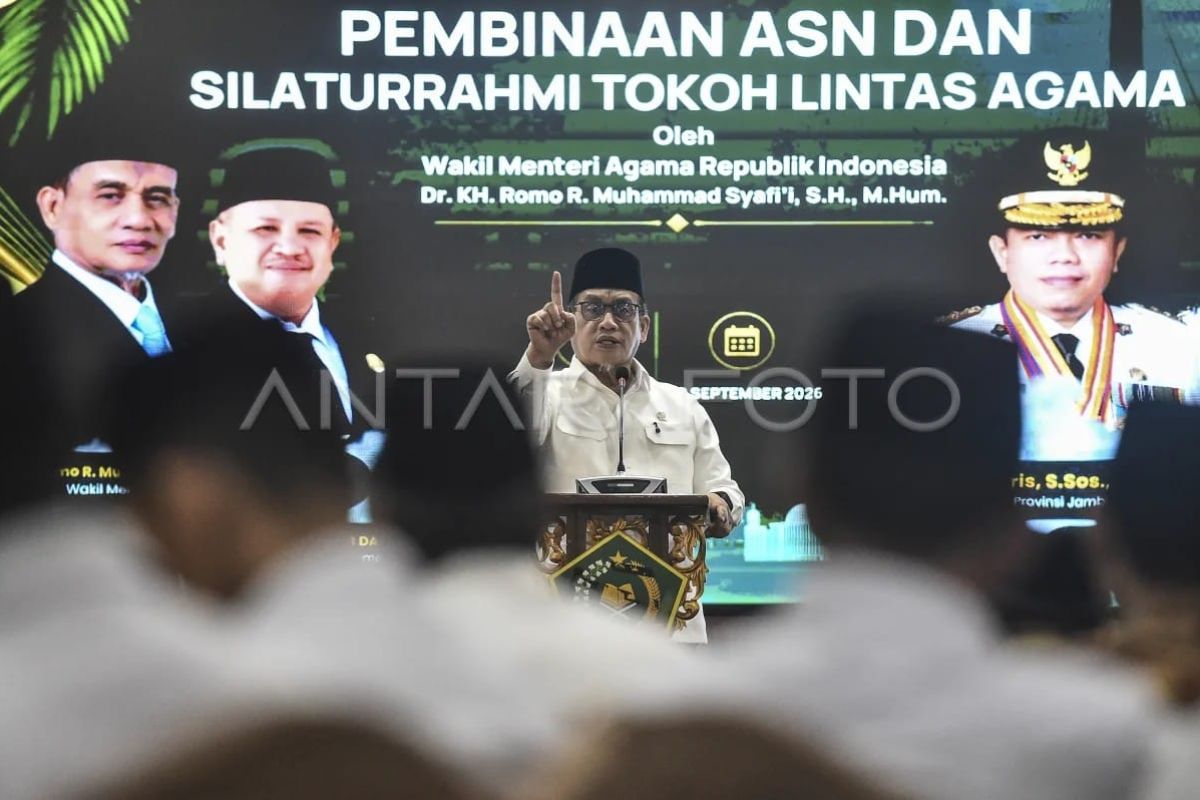 Pembinaan ASN dan silaturahmi tokoh lintas agama Jambi