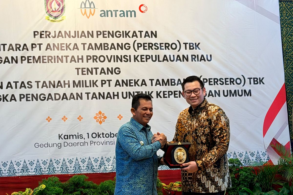 Dukung Warga Bintan, ANTAM Manfaatkan Fasilitas Publik