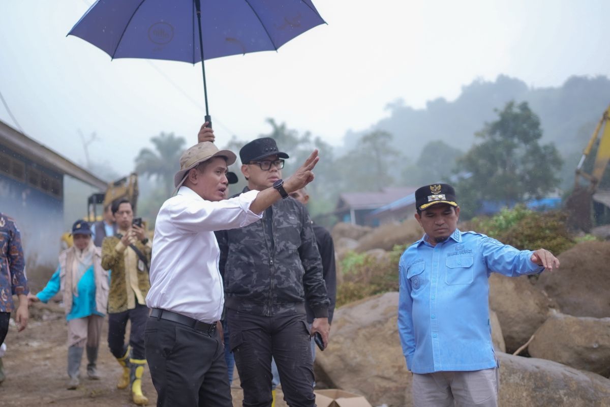 Ilustrasi berita Nasional: Wamendagri tinjau penanganan pascabencana di Kabupaten Solok