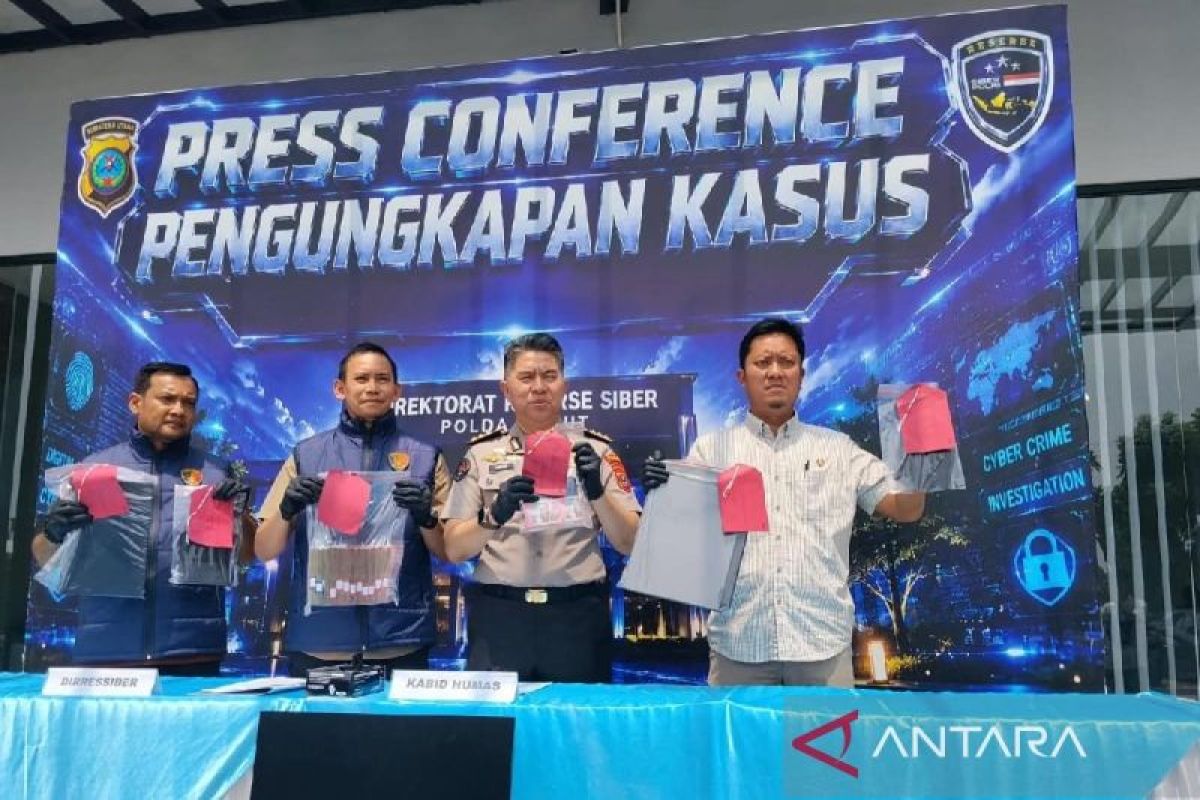 Polda Sumut ungkap pemilik judi d d  daring dengan keuntungan Rp300 juta