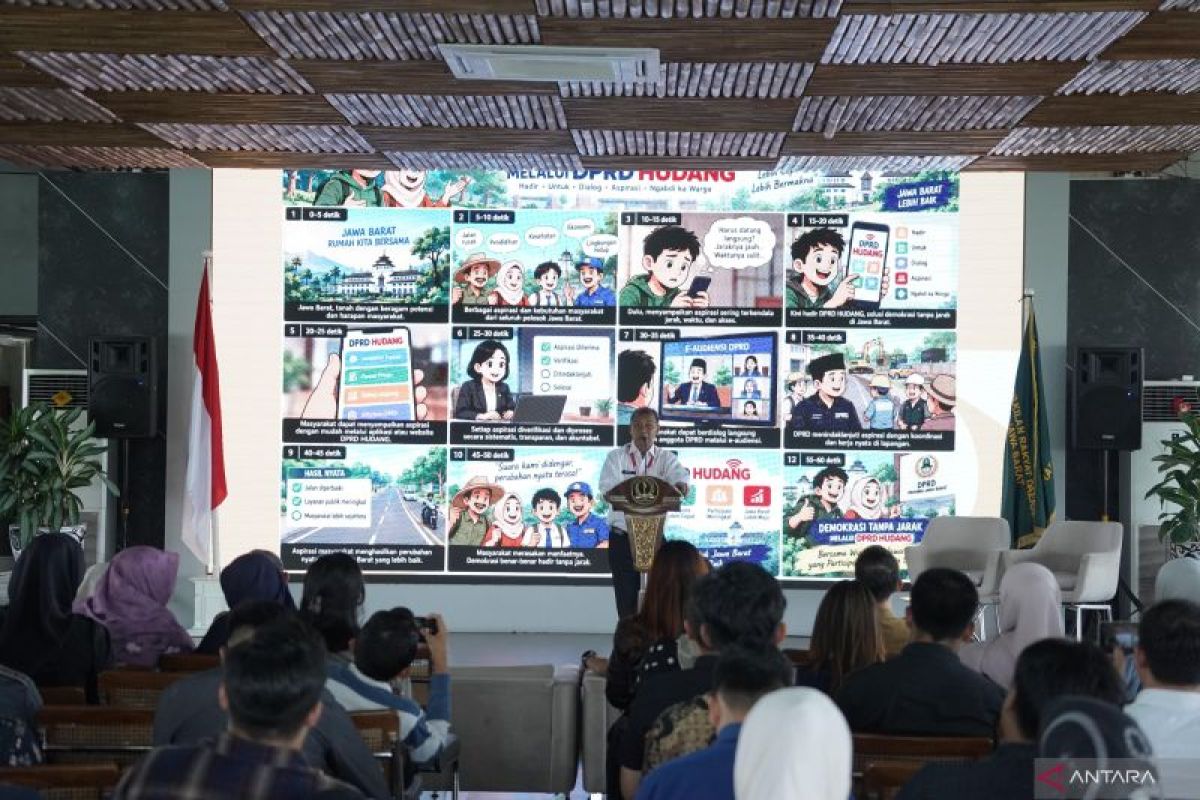 Makin Canggih, DPRD Jabar Rilis Aplikasi HUDANG untuk Tatap Muka Online dengan Dewan - ANTARA News Jawa Barat