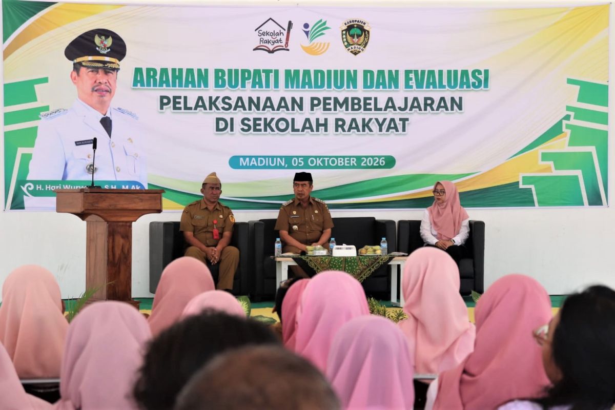 Ilustrasi berita Nasional: Pemkab Madiun evaluasi proses pembelajaran Sekolah Rakyat