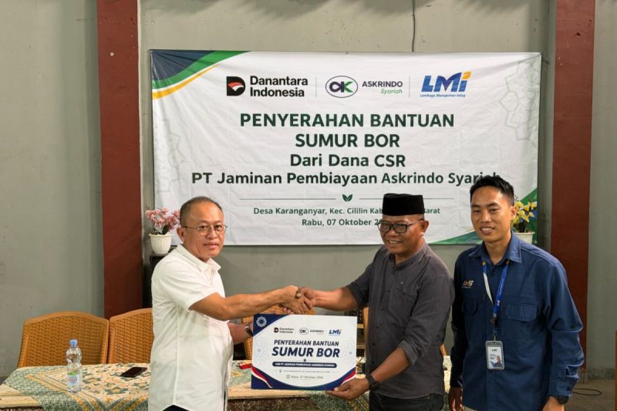 Askrindo Syariah membangun sumur bor untuk 400 KK di Bandung Barat — NadiKabar.com
