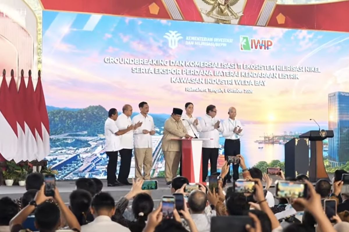 Prabowo luncurkan ekspor perdana baterai EV dan 11 proyek di IWIP — NadiKabar.com