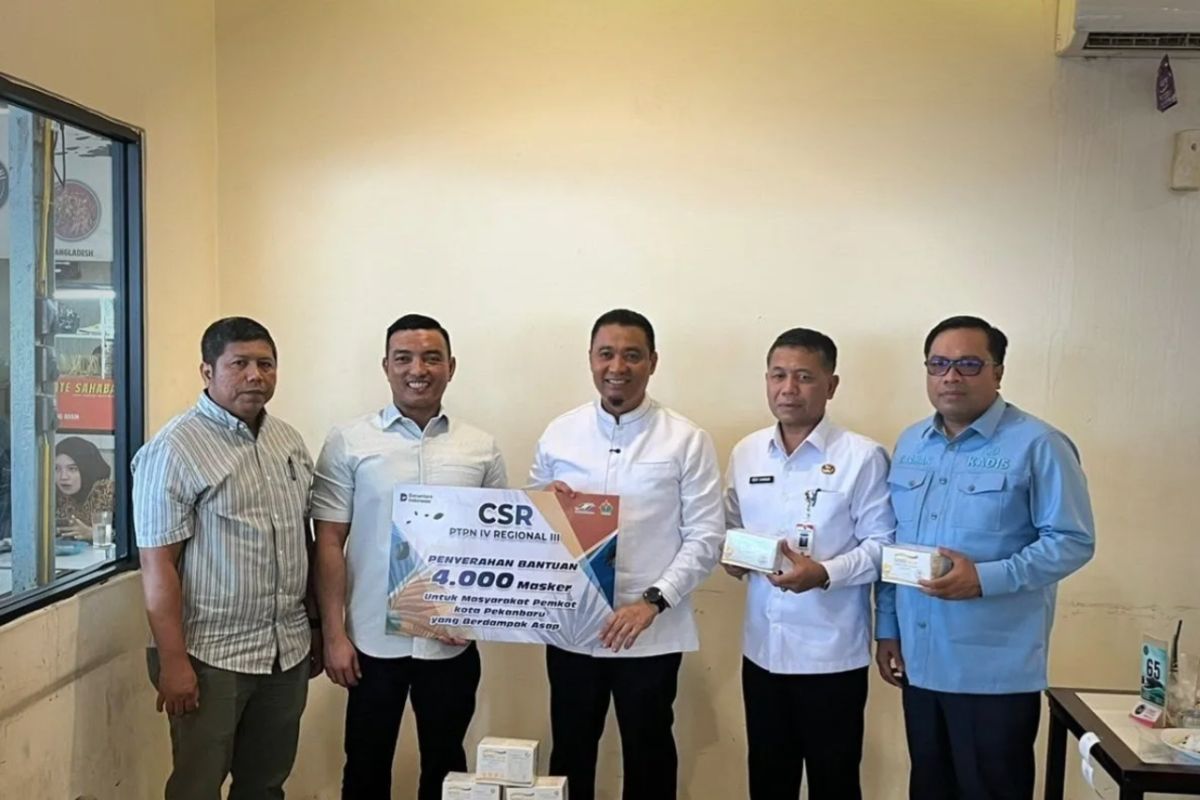 PTPN IV Regional III Riau salurkan 43.000 masker ke enam daerah — NadiKabar.com