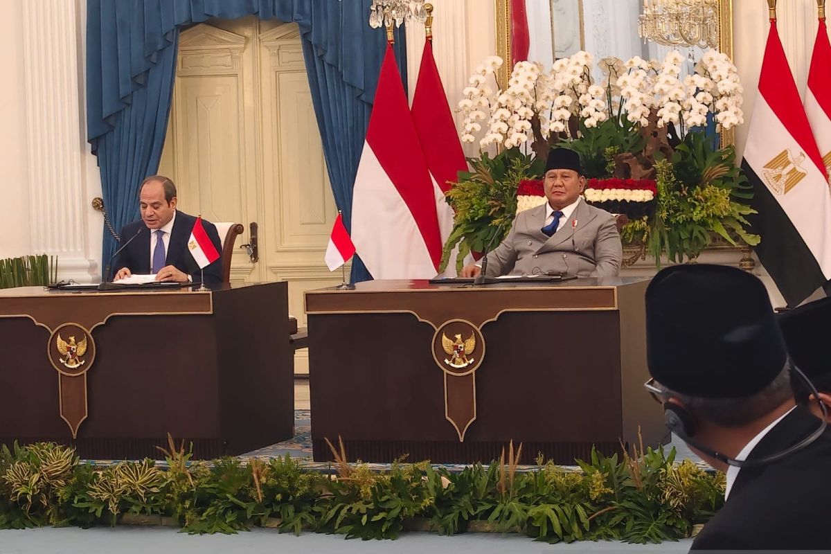 Indonesia, Egypt ink agreement on diplomatic, marine affairs